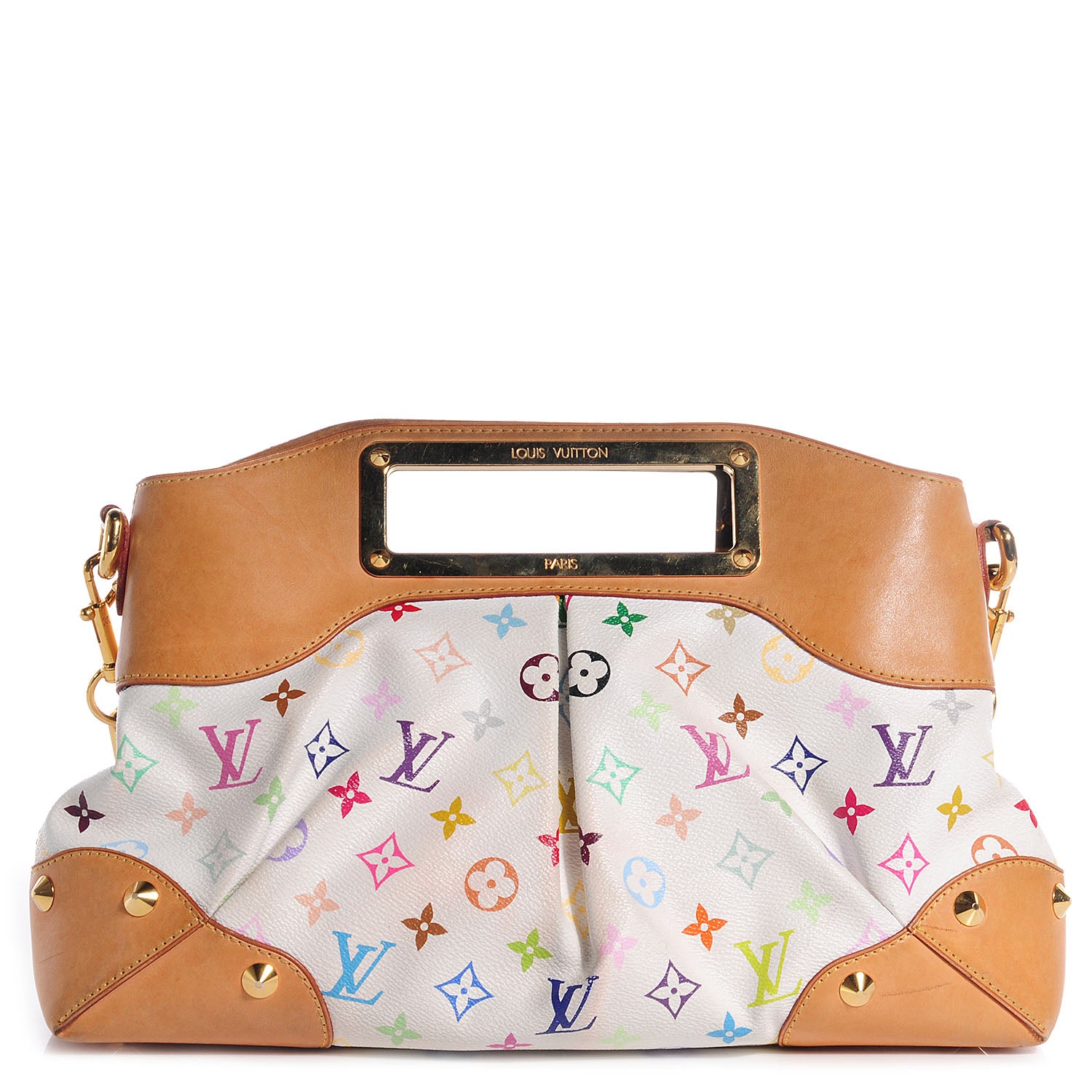Louis Vuitton Monogram Multicolor Judy MM White 1 of 9