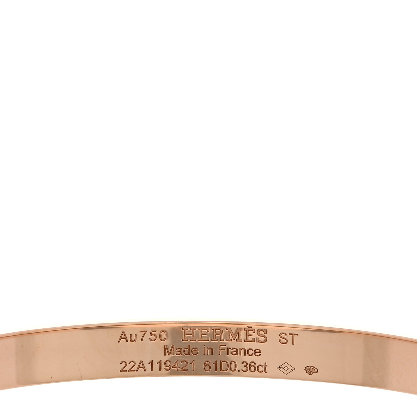 18K Rose Gold Diamond PM Kelly Pave Bracelet ST