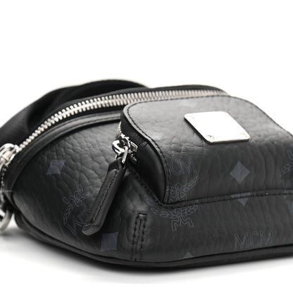 MCM Visetos X-Mini Aren Crossbody Bag Black 9 of 10