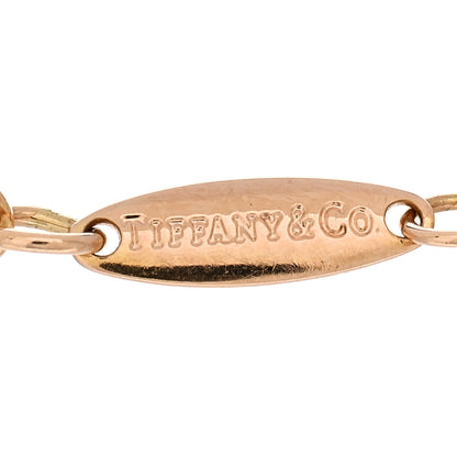 Tiffany 18K Rose Gold Diamond Elsa Peretti Diamonds by the Yard Heart Bracelet 3 of 3