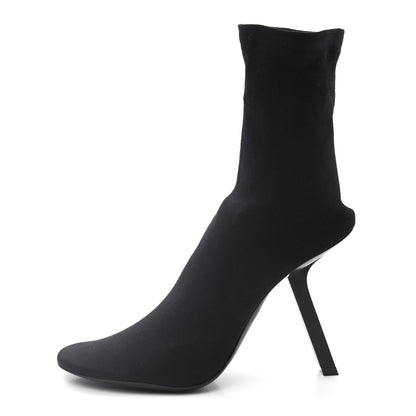 Balenciaga Stretch Tight Fabric Tight 110mm Booties 38 Black 1 of 7