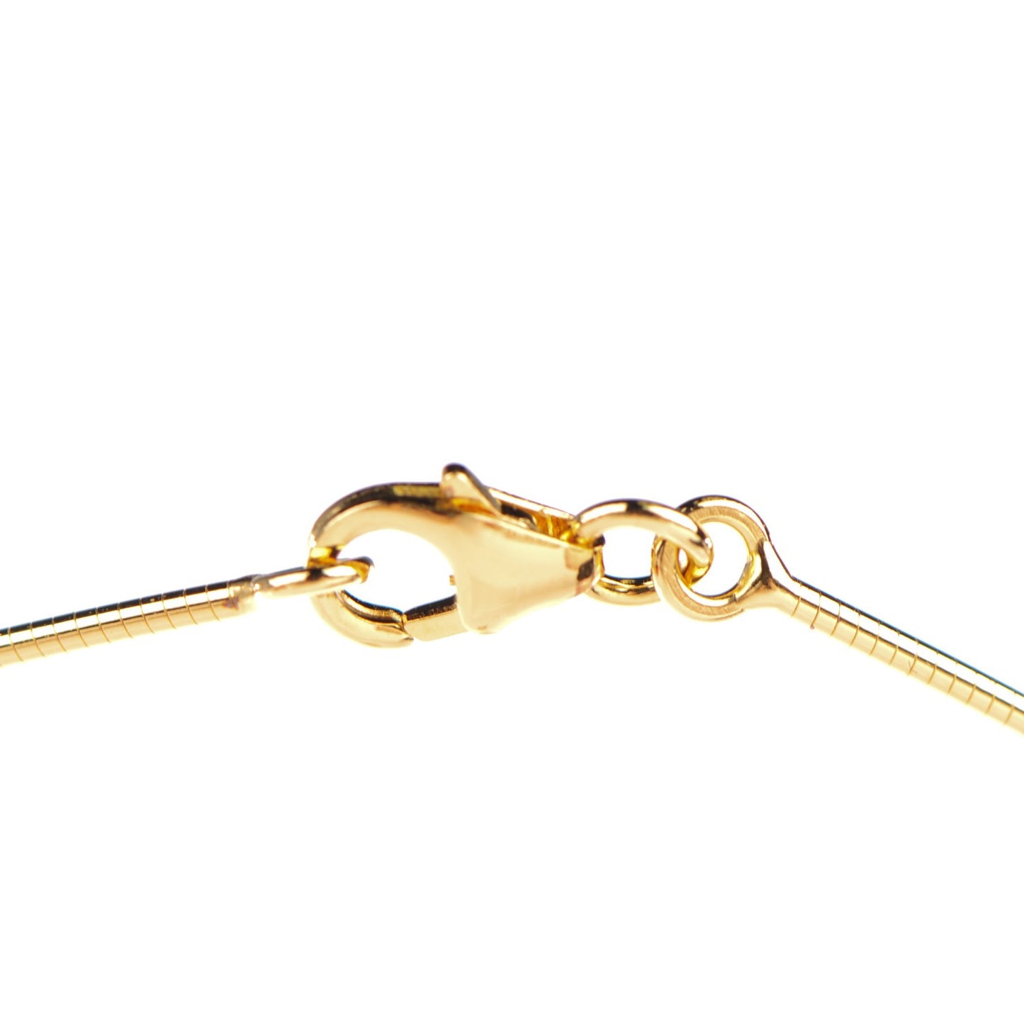 Lacquered Gold Cage d'H Pendant Necklace Black