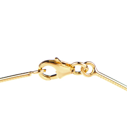 Hermes Lacquered Gold Cage d'H Pendant Necklace Black 3 of 5