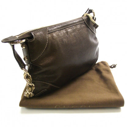 Gucci Leather Capri Shoulder Bag Bronze 3 of 11