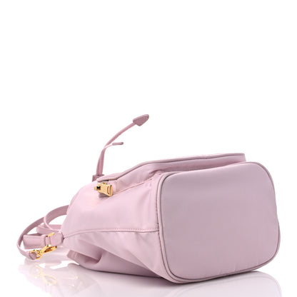 Prada Re-Nylon Saffiano Duet Bucket Crossbody Bag Alabastro 4 of 9