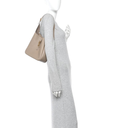 Saint Laurent Smooth Calfskin Small Le 5 A 7 Soft Hobo Dusty Grey 2 of 12