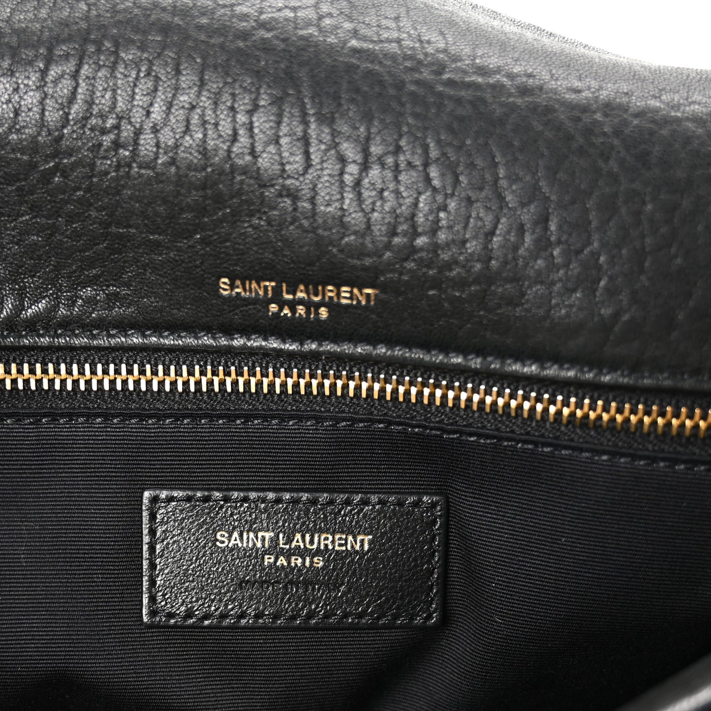 Grained Lambskin Large Calypso Black