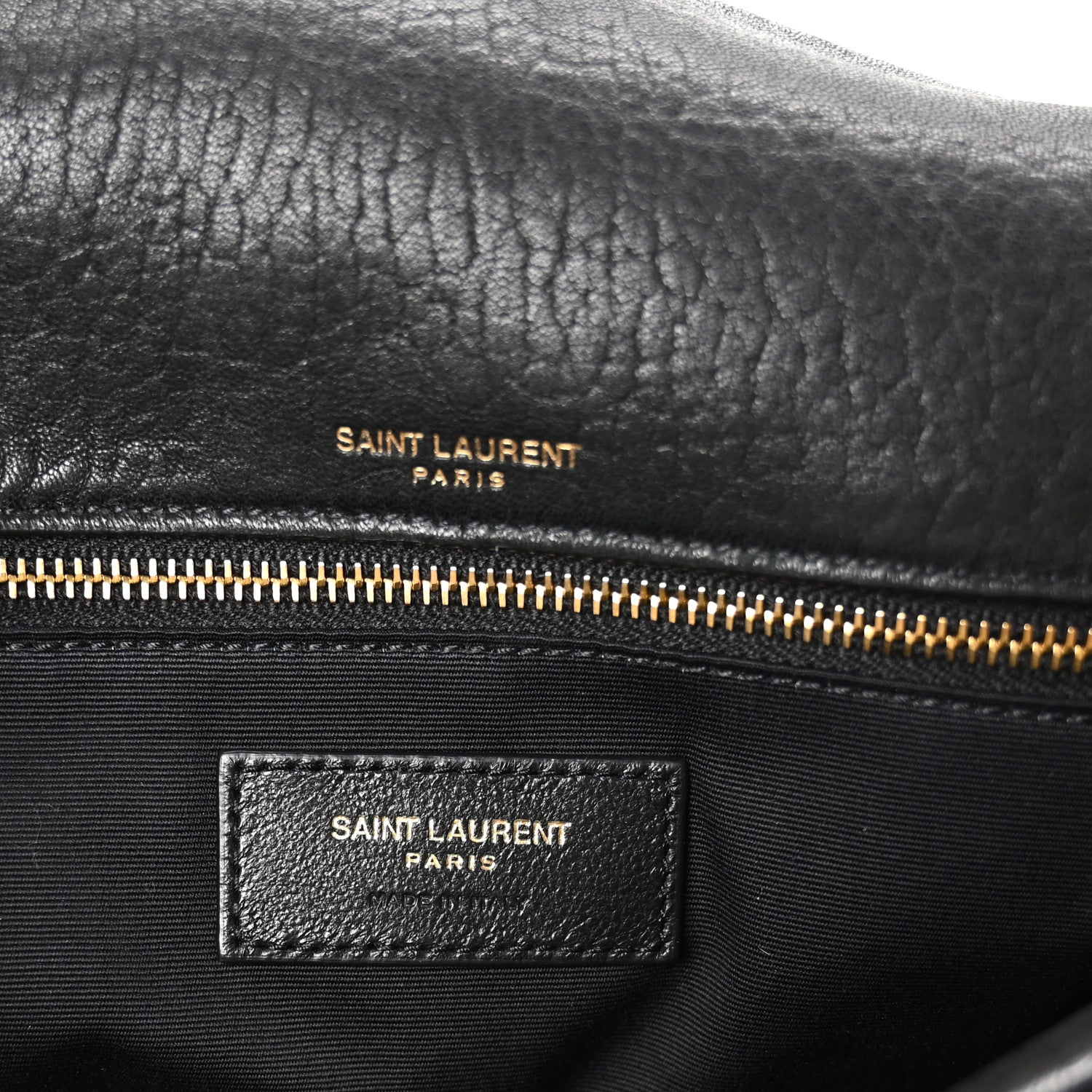 Saint Laurent Grained Lambskin Large Calypso Black 6 of 11