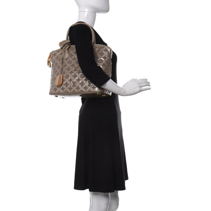Louis Vuitton Patent Lambskin Fascination Lockit Gris 2 of 11