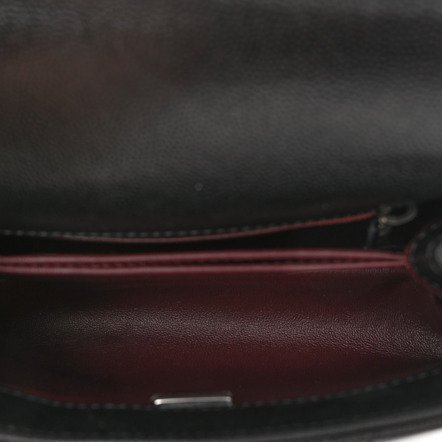 Chanel Caviar Chevron Quilted Extra Mini Coco Handle Flap So Black 5 of 10