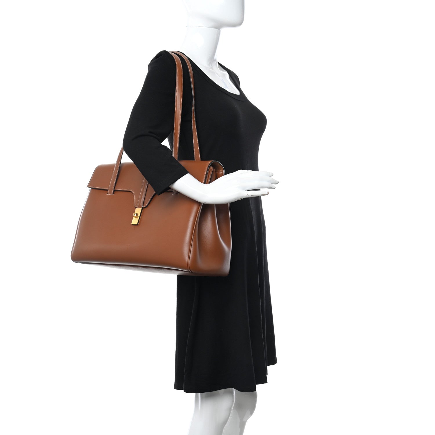 Celine Calfskin Large Soft 16 Bag Tan 2 of 9