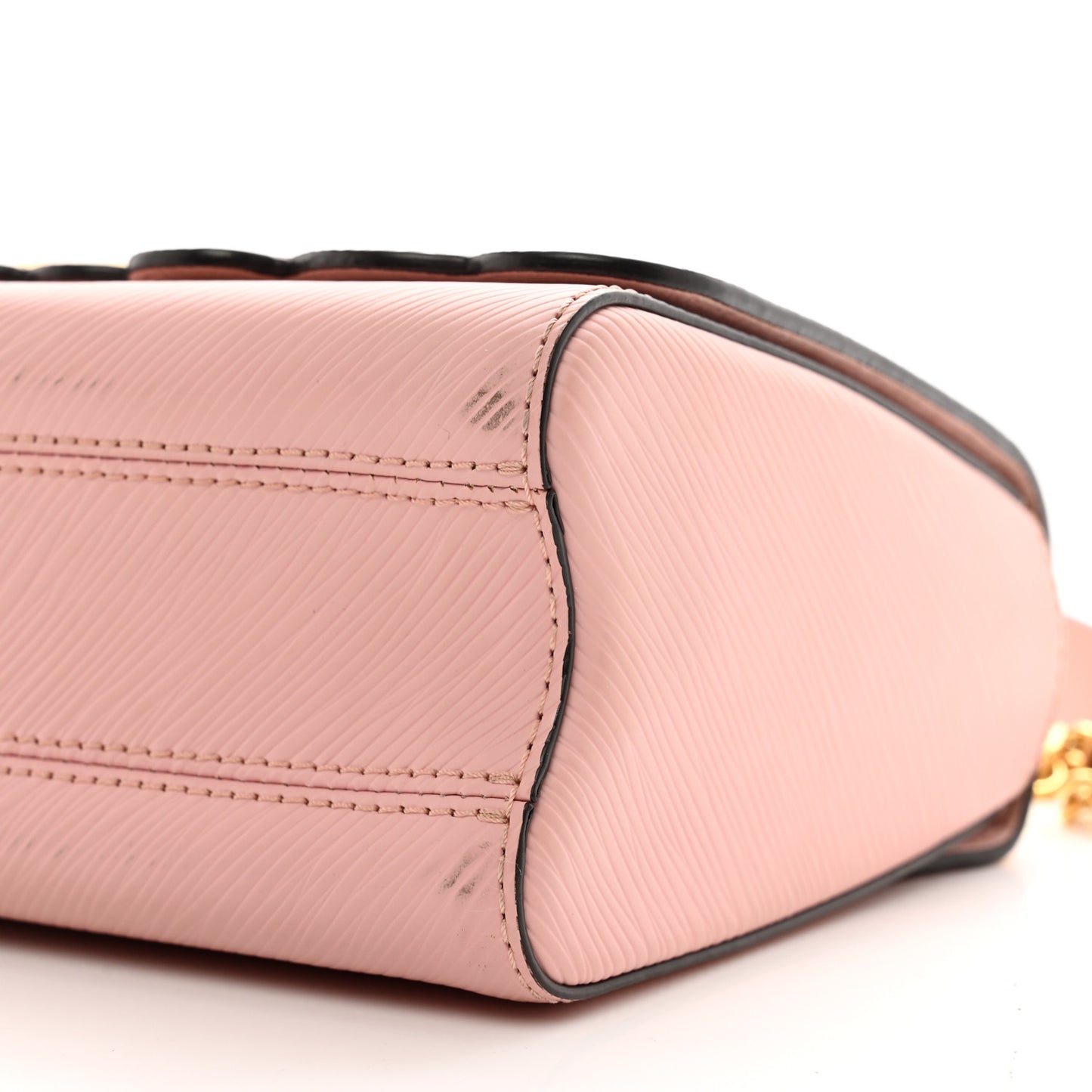 Epi Blooming Flowers Twist Shoulder Bag MM Rose Ballerine
