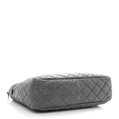 Chanel Aged Calfskin Quilted Large Reissue Camera Case Grey 4 of 8