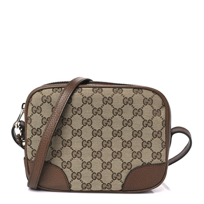 Gucci Monogram Mini Bree Messenger Bag Beige Tabacco 1 of 11