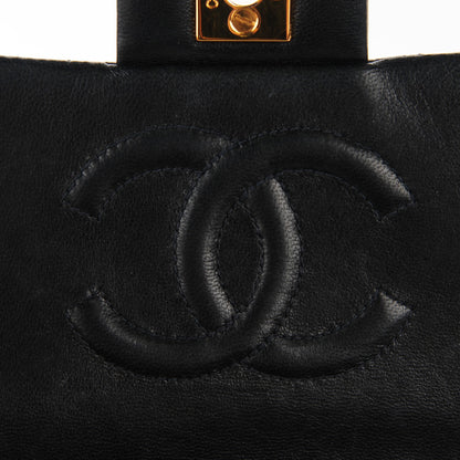 Chanel Lambskin Quilted Mini Square Flap Black 12 of 16