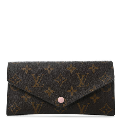 Louis Vuitton Monogram Josephine Wallet Rose Ballerine 1 of 8