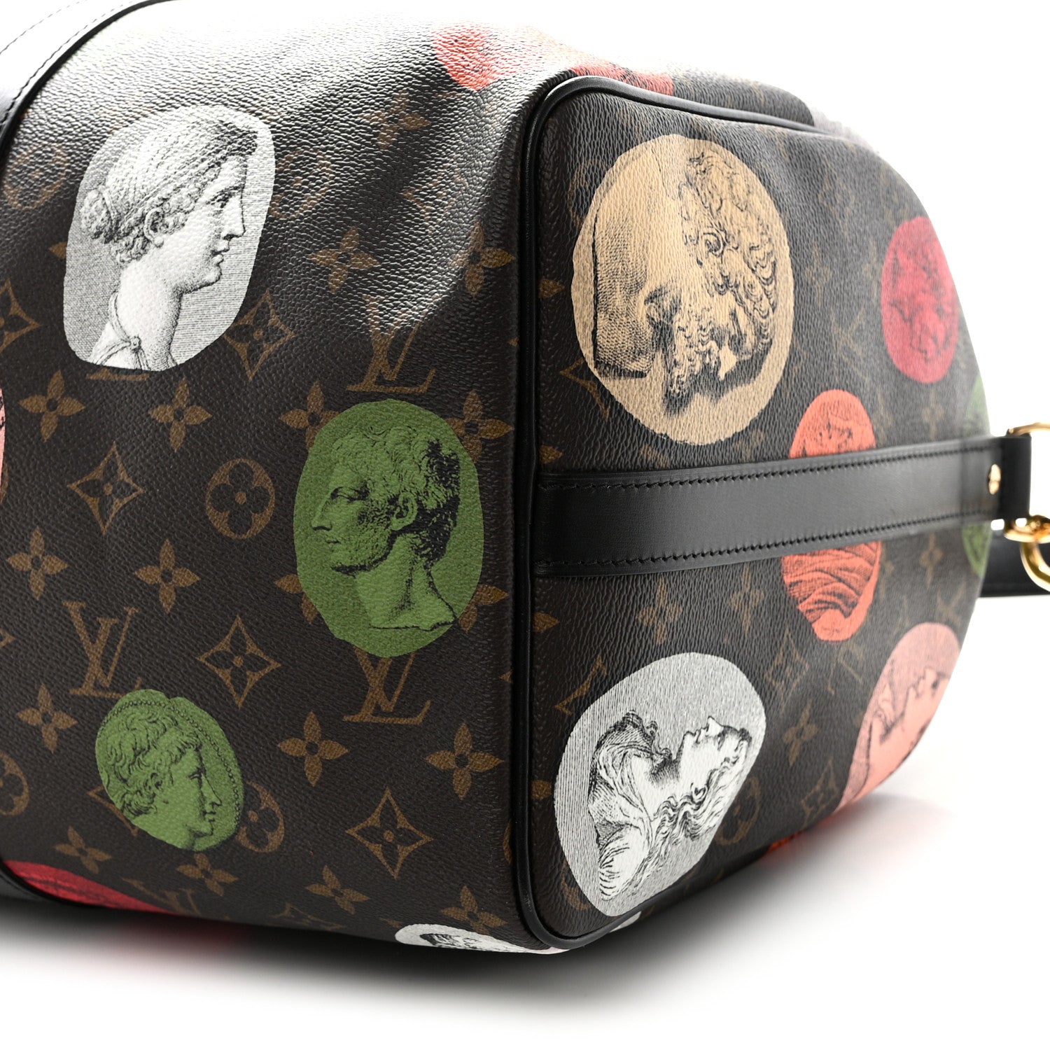 Louis Vuitton X FORNASETTI Calfskin Fornasetti Keepall Bandouliere 45 8 of 8