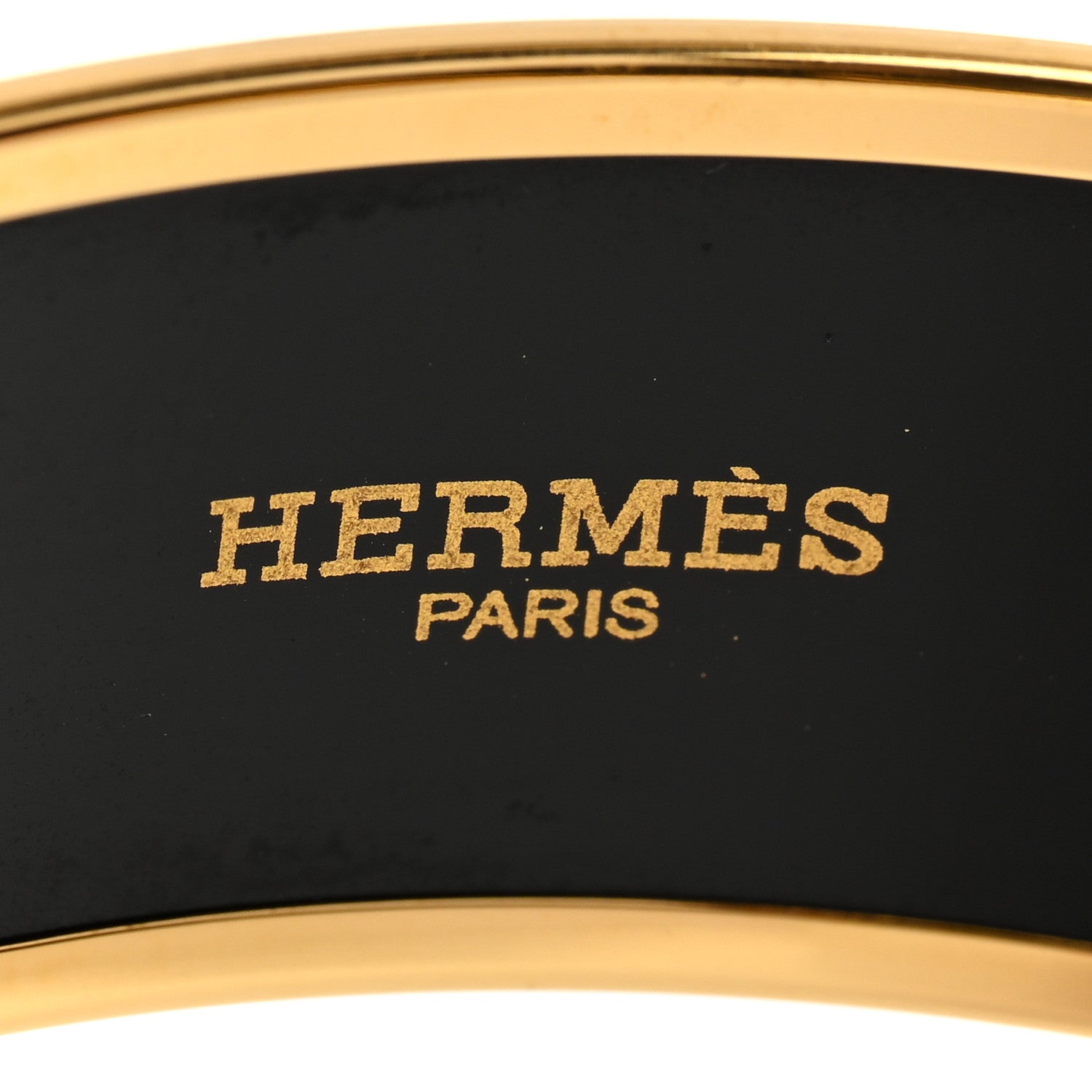 Hermes Enamel Printed Wide Dancing Circles Bracelet 4 of 6