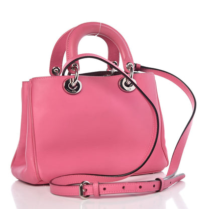 Christian Dior Calfskin Small Diorissimo Tote Pink 4 of 13