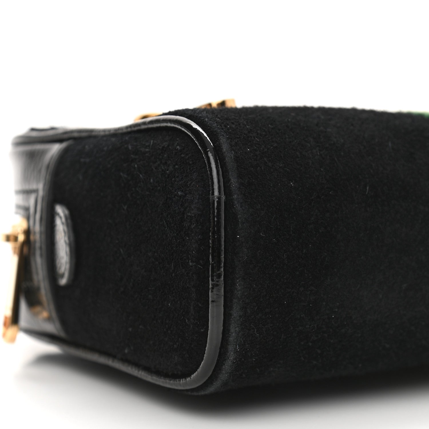 Gucci Suede Small Ophidia Belt Bag 95 38 Black 10 of 11