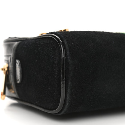 Gucci Suede Small Ophidia Belt Bag 95 38 Black 10 of 11