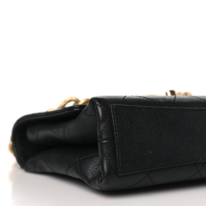 Chanel Caviar Quilted Mini Bracelet On Chain Flap Black 8 of 9
