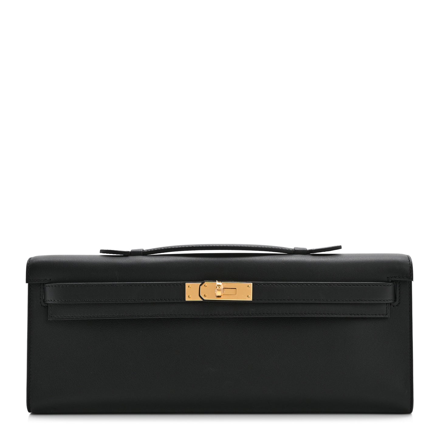 Swift Kelly Cut Clutch Pochette Black