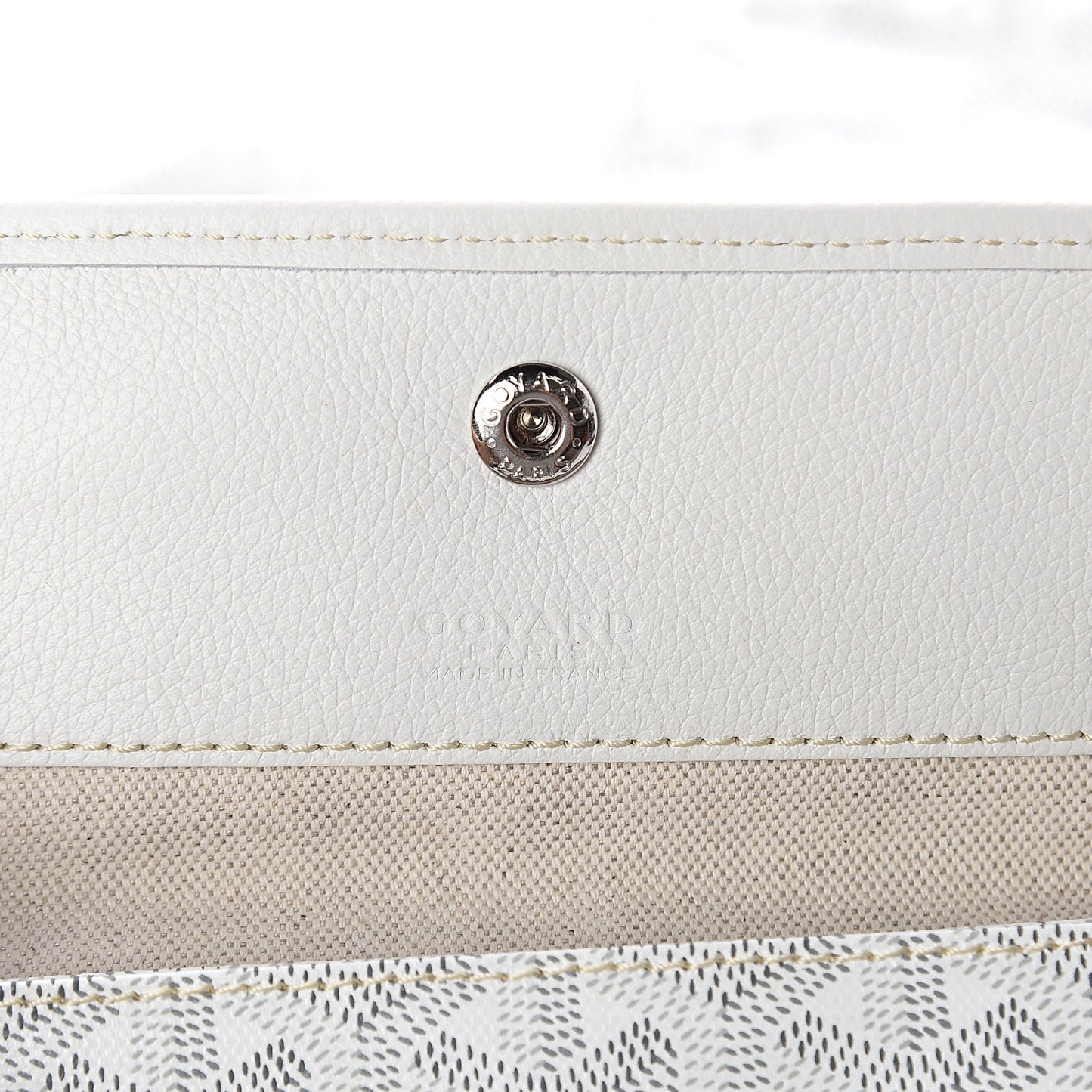 Goyardine Saint Louis PM White