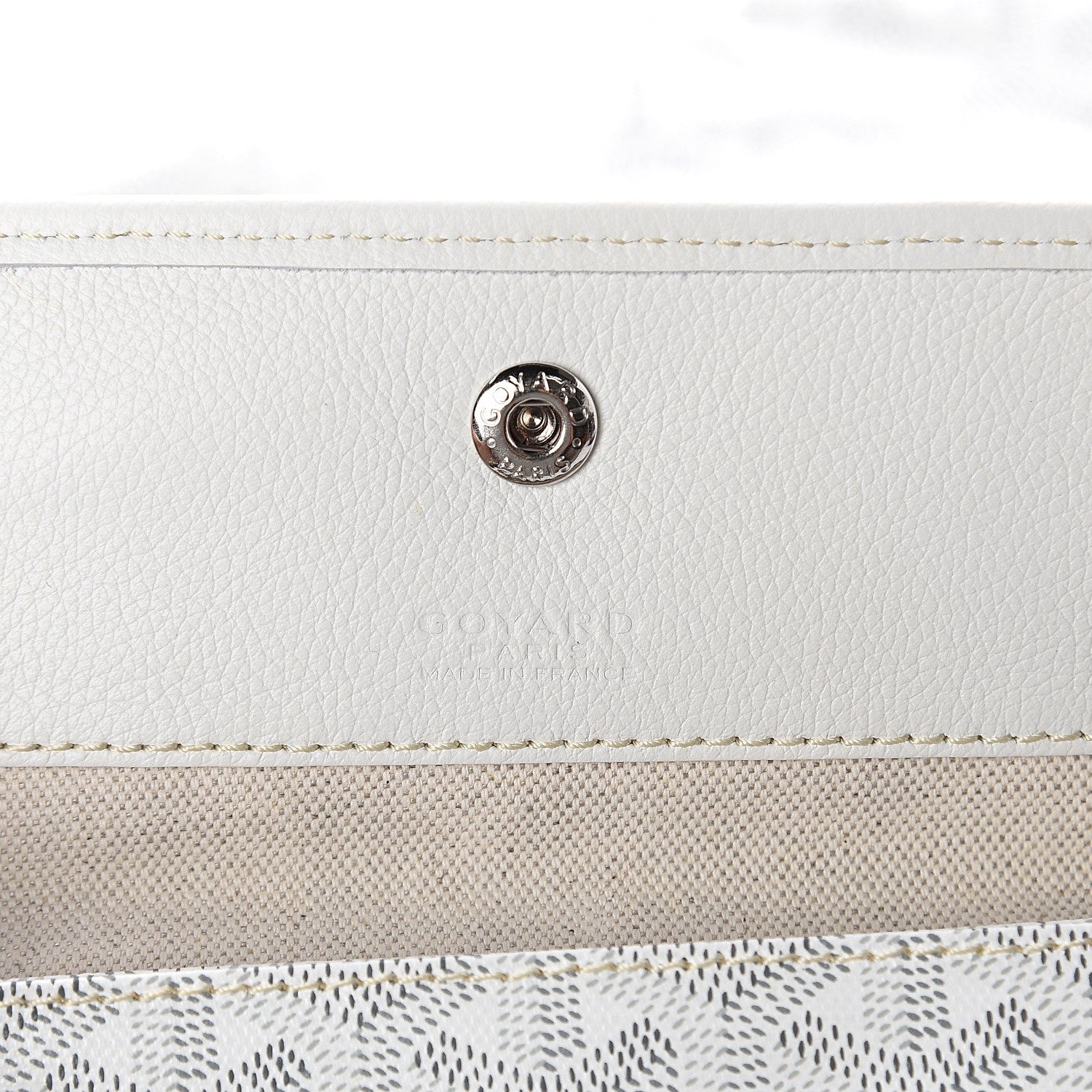 Goyard Goyardine Saint Louis PM White 5 of 8