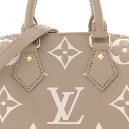 Louis Vuitton Empreinte Monogram Giant Speedy Bandouliere 20 Creme Beige 7 of 10