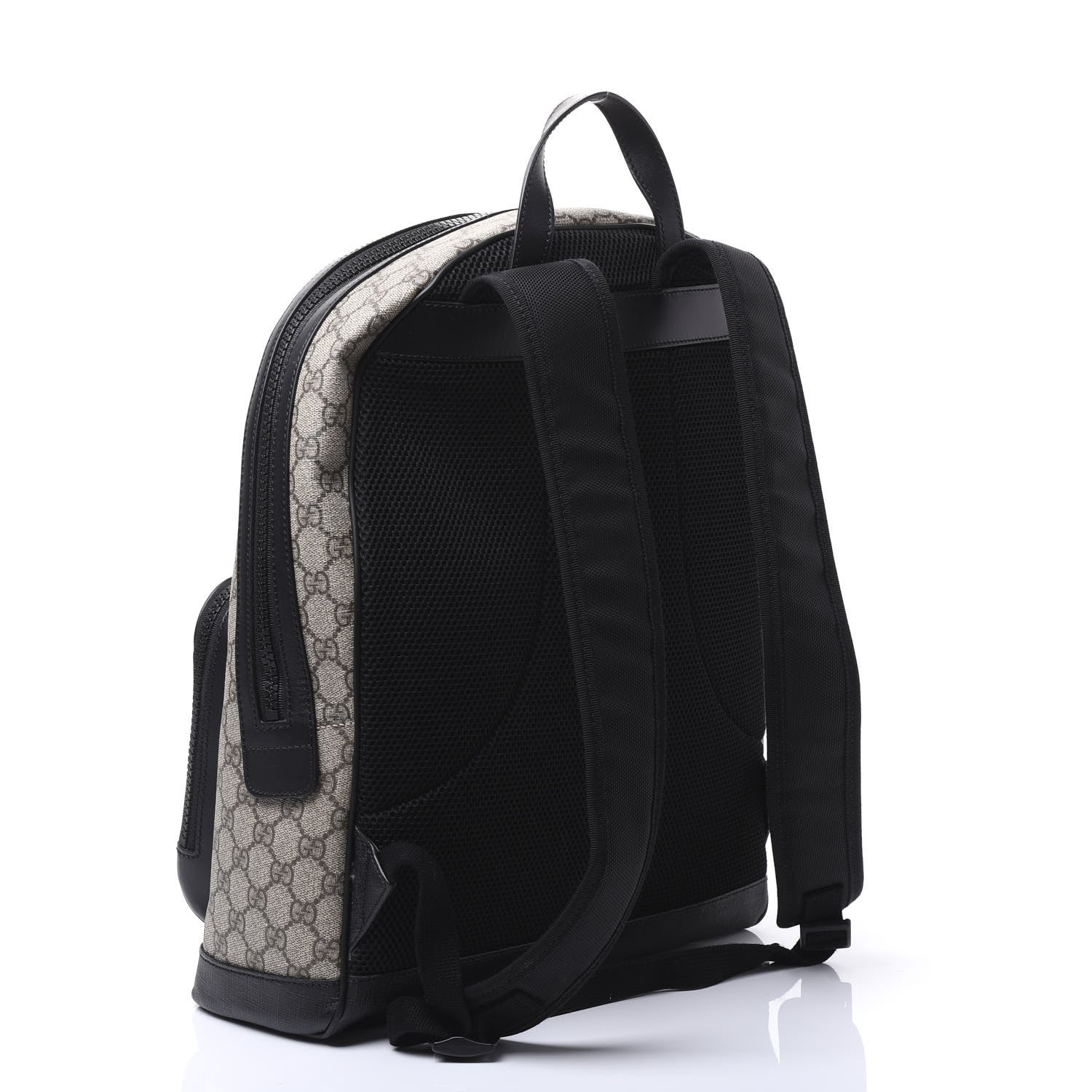 Gucci GG Supreme Monogram Medium Backpack Black 2 of 9