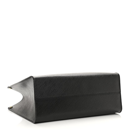Louis Vuitton Epi Onthego MM Black 3 of 9