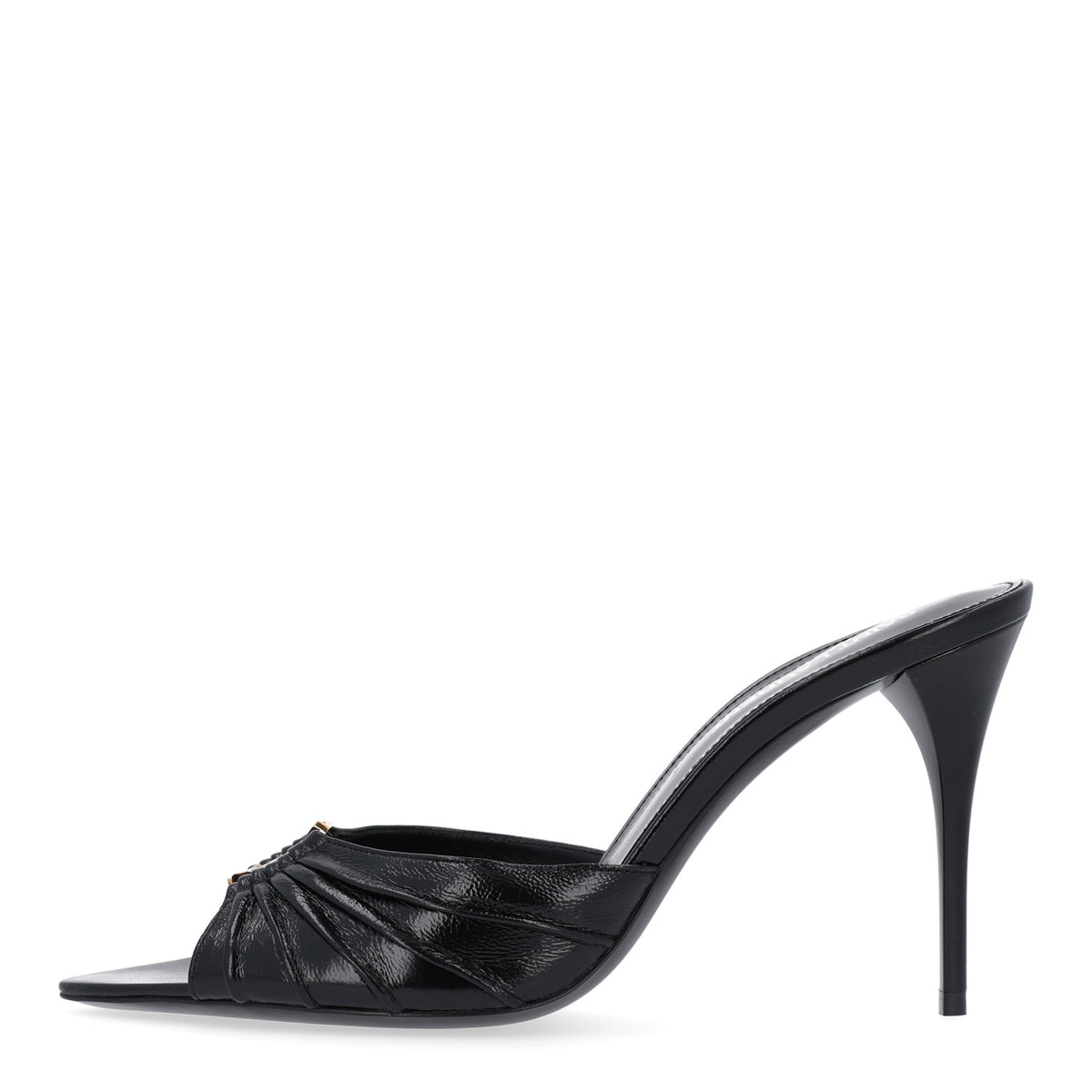 Nappa Sugar Babylone 90 Mules 38 Black