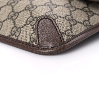 Gucci GG Supreme Monogram Neo Vintage Web Belt Bag Brown 10 of 12