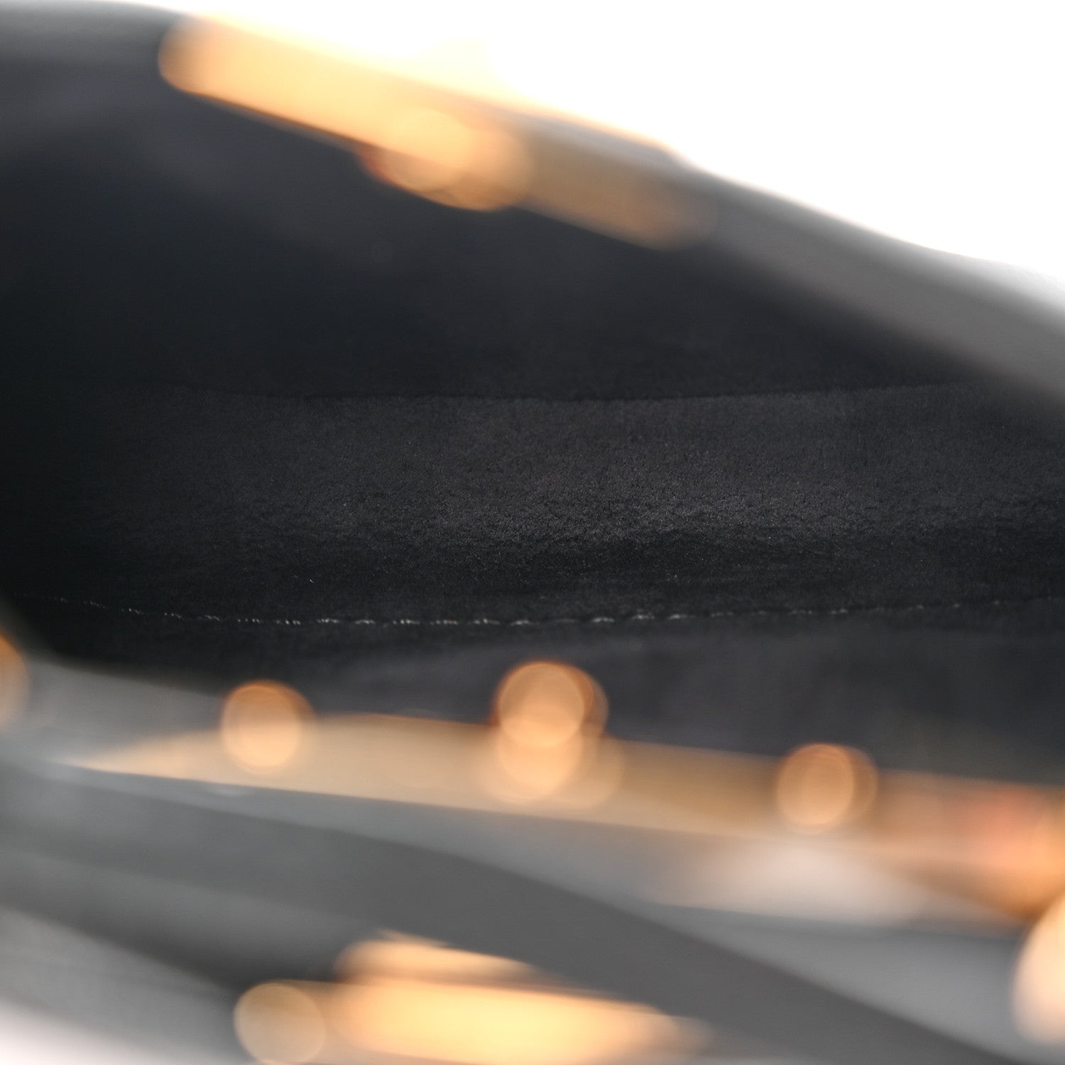 Fendi Nappa Micro Peekaboo Iconic Satchel Black 5 of 10