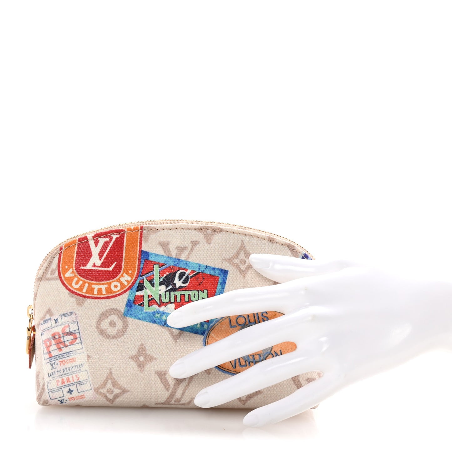 Monogram Flight Mode Cosmetic Pouch Dune