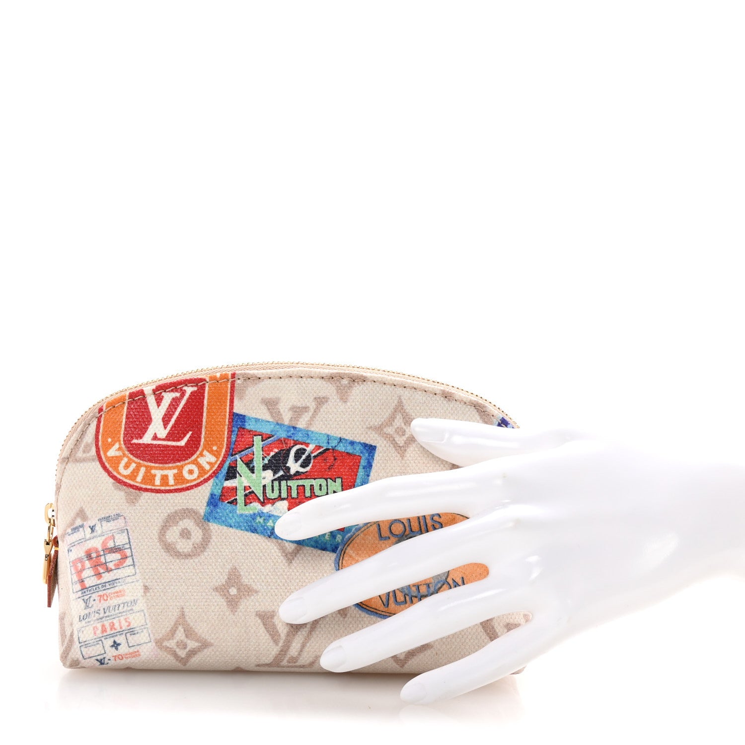 Louis Vuitton Monogram Flight Mode Cosmetic Pouch Dune 2 of 7