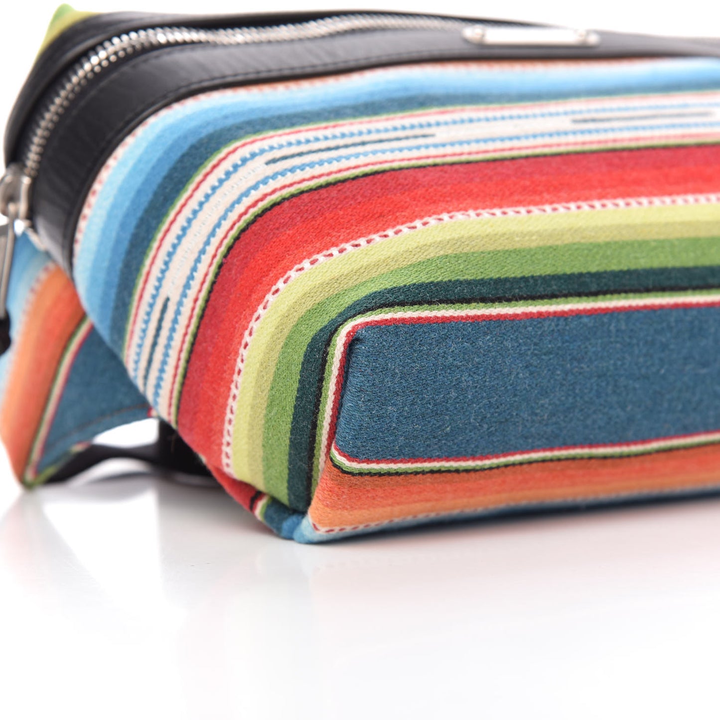 Wool Mexican Jacquard City Belt Bag Multicolor