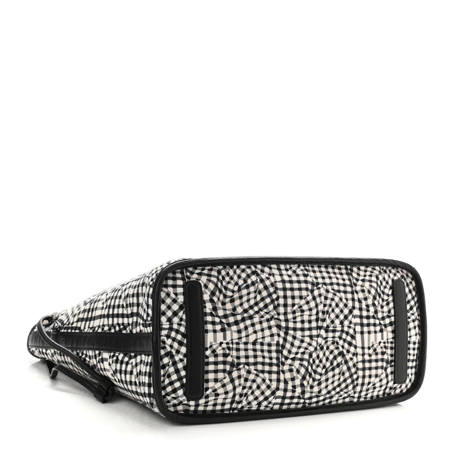 MCM Visetos Large Liz Reversible Shopper Tote Black 8 of 19