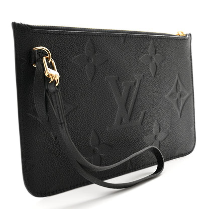 Louis Vuitton Empreinte Monogram Giant Neverfull MM Pochette Black 3 of 6