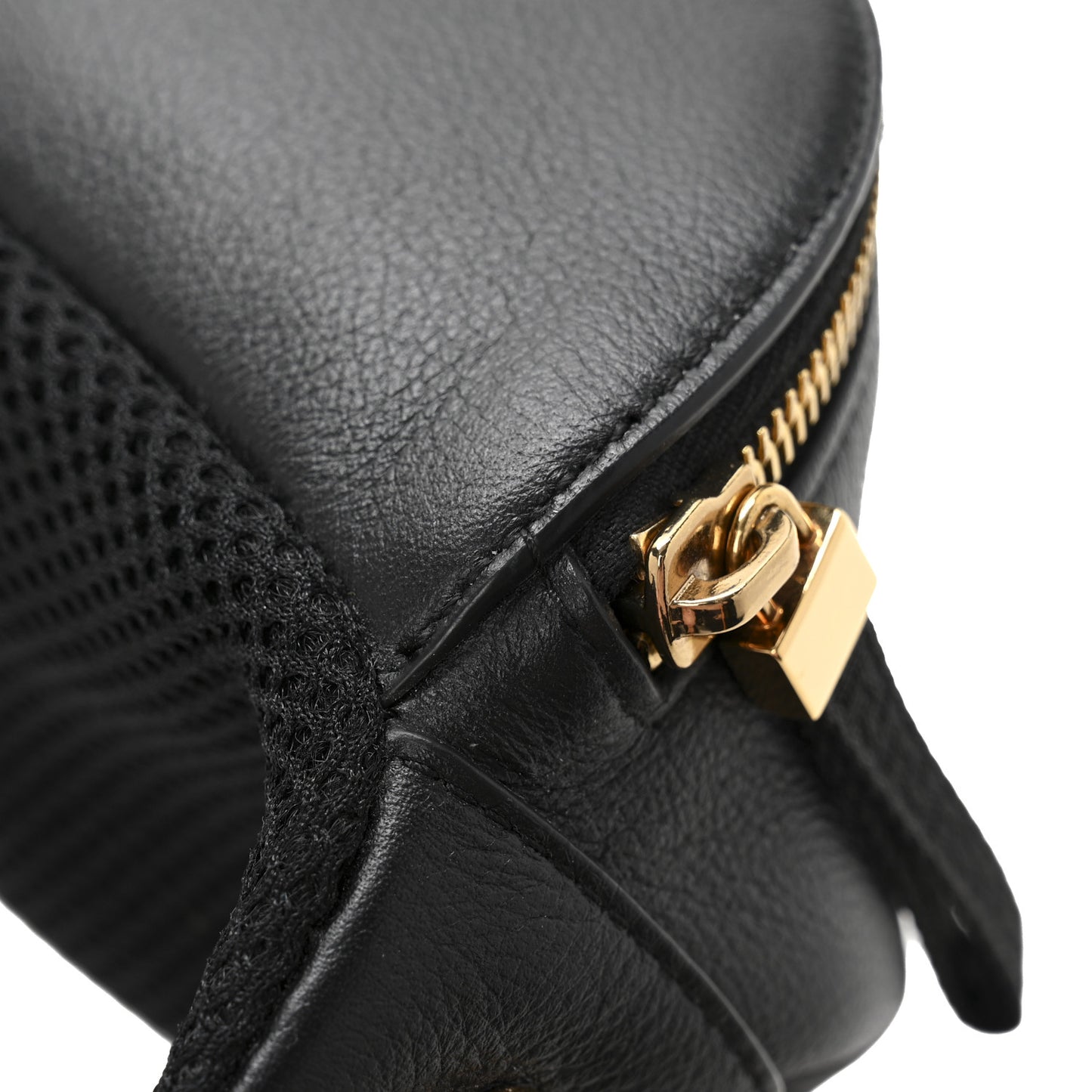 Grained Calfskin Vanitas Medea Belt Bag Black