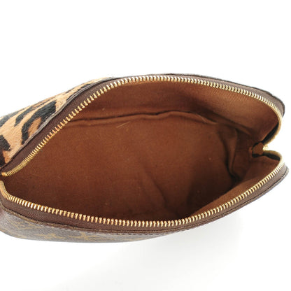 Louis Vuitton Monogram Azzedine Alaia Leopard Print Pony Hair Cosmetic Pouch 5 of 8