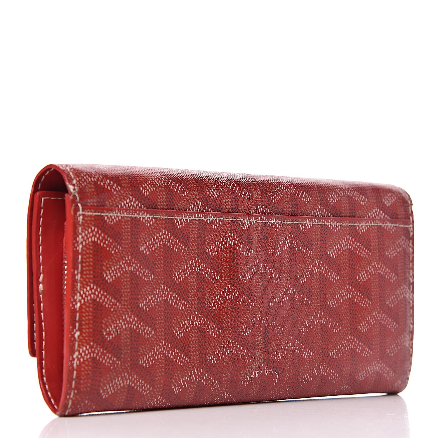 Goyard Goyardine Varenne Long Wallet Red 3 of 14
