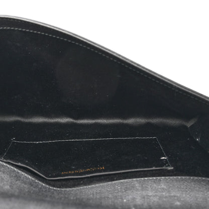 Saint Laurent Textured Calfskin Classic Y Ligne Clutch Black 5 of 11