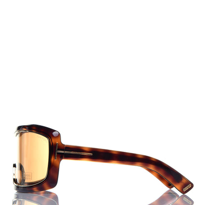 Tom Ford Olga Square Shield Sunglasses TF305 Tortoise 3 of 8