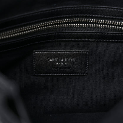 Saint Laurent Lace Calfskin Festival Backpack Black 6 of 14
