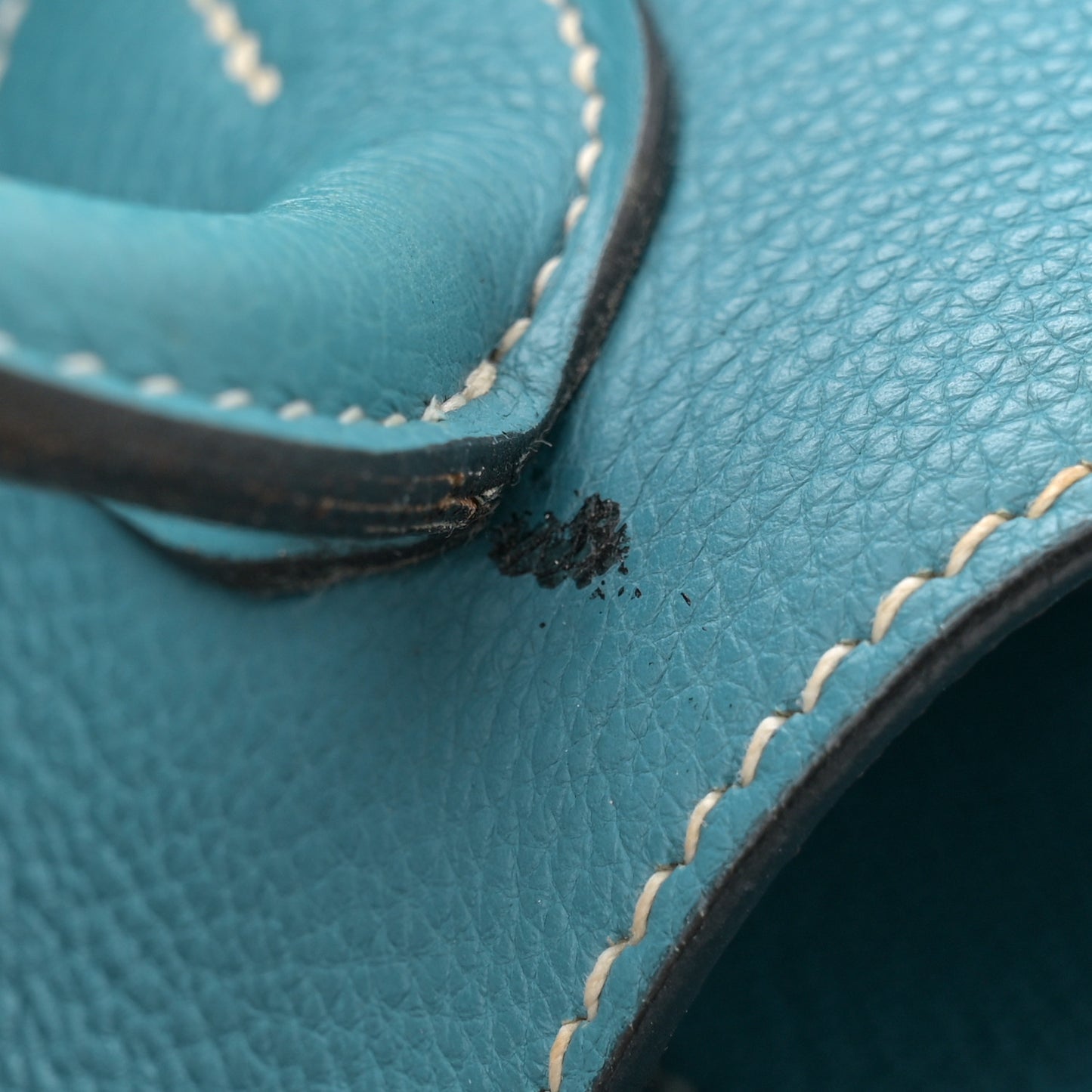 Taurillon Clemence Birkin 35 Blue Jean