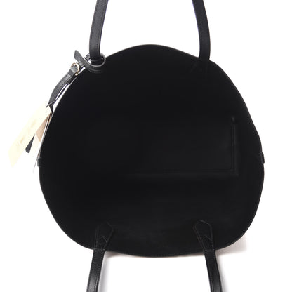Burberry Grainy Calfskin Haymarket Check Medium Reversible Tote Black 13 of 16
