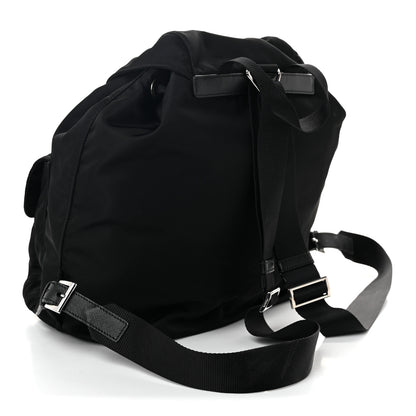 Prada Tessuto Nylon Saffiano Medium Backpack Black 4 of 11