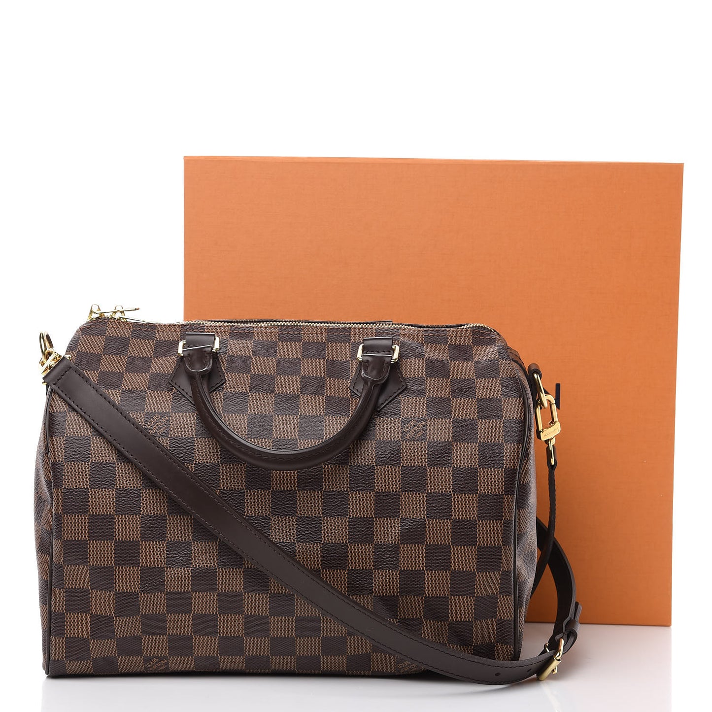 Damier Ebene Speedy Bandouliere 30